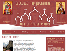 Tablet Screenshot of fortsmithorthodox.org